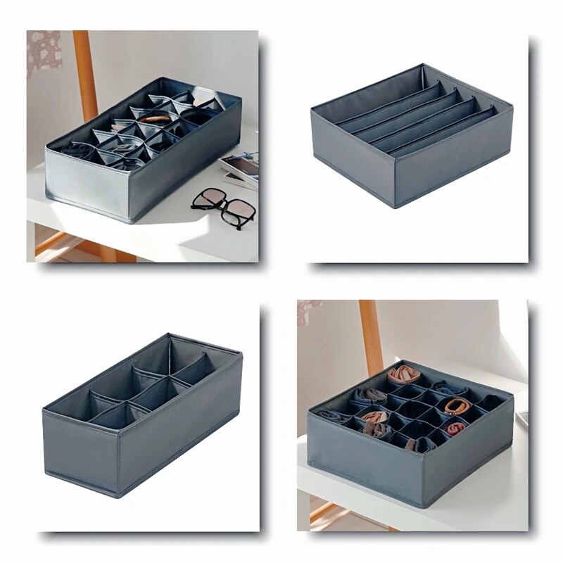Sock Organizer Tray - 1 قطعة صندوق تخزين الملابس الداخلية