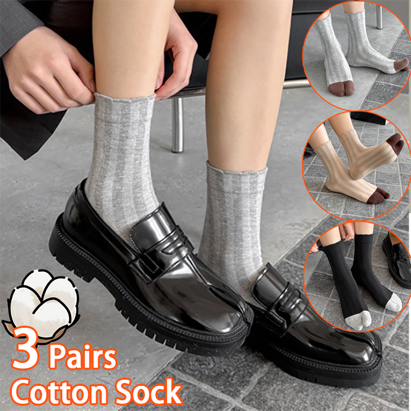 Toe Sock Split - جوارب تابي يابانية قطنية للنساء بتصميم