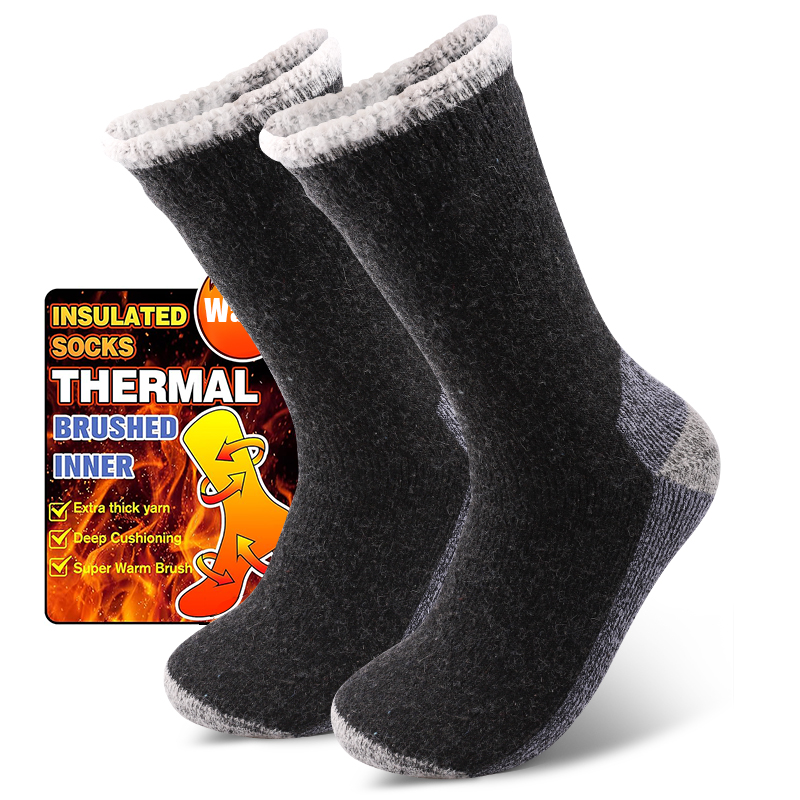 Wool Hiking Sock - زوج واحد من الجوارب الرجالية الدافئة