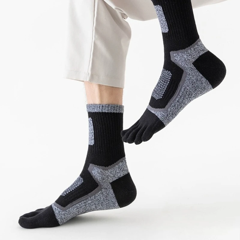 3 أزواج من الجوارب القطنية الر - مراجعة Toe Sock Split وسعره