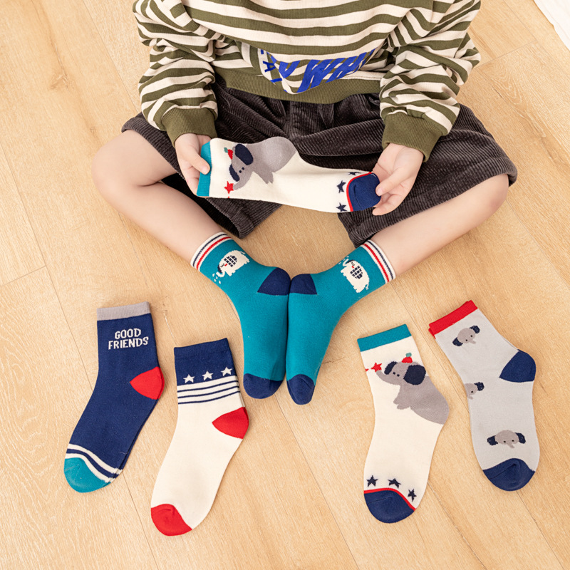عبوة من 5 جوارب للأولاد بتصميم - مراجعة Cotton Crew Sock Pack وسعره