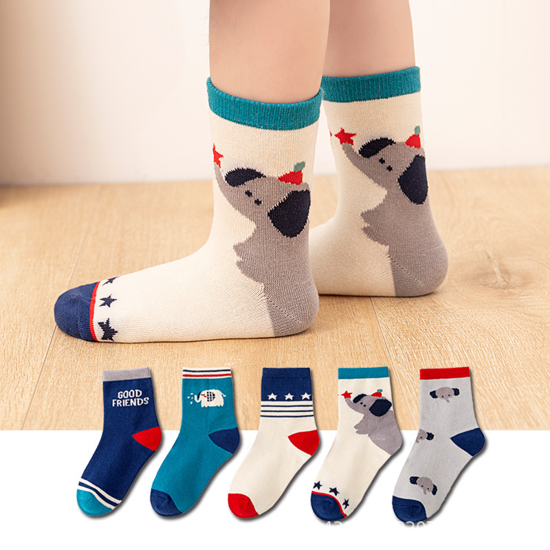 عبوة من 5 جوارب للأولاد بتصميم - مراجعة Cotton Crew Sock Pack وسعره