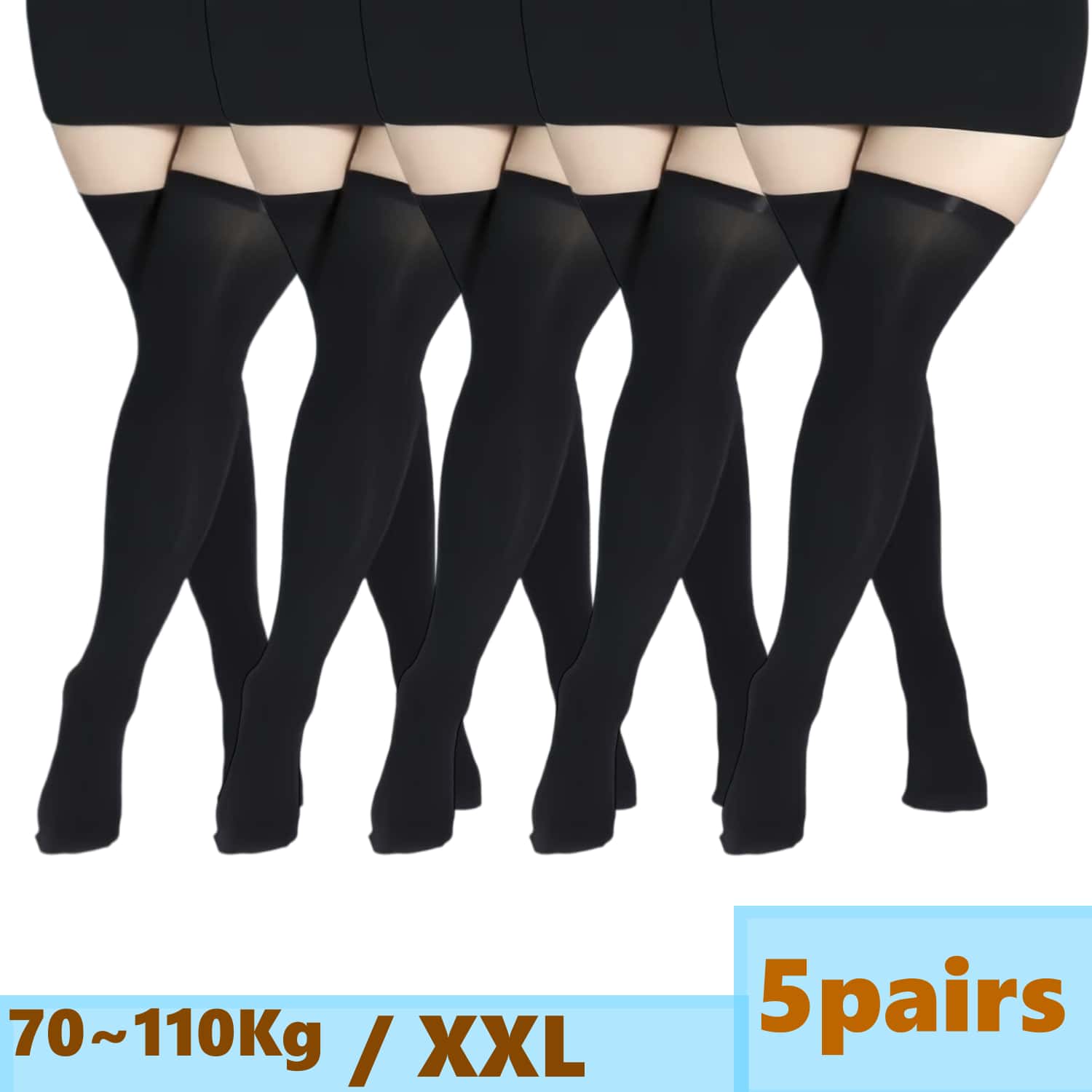 جوارب نسائية طويلة فوق الركبة  - مراجعة Thigh High Sock Stay Up وسعره
