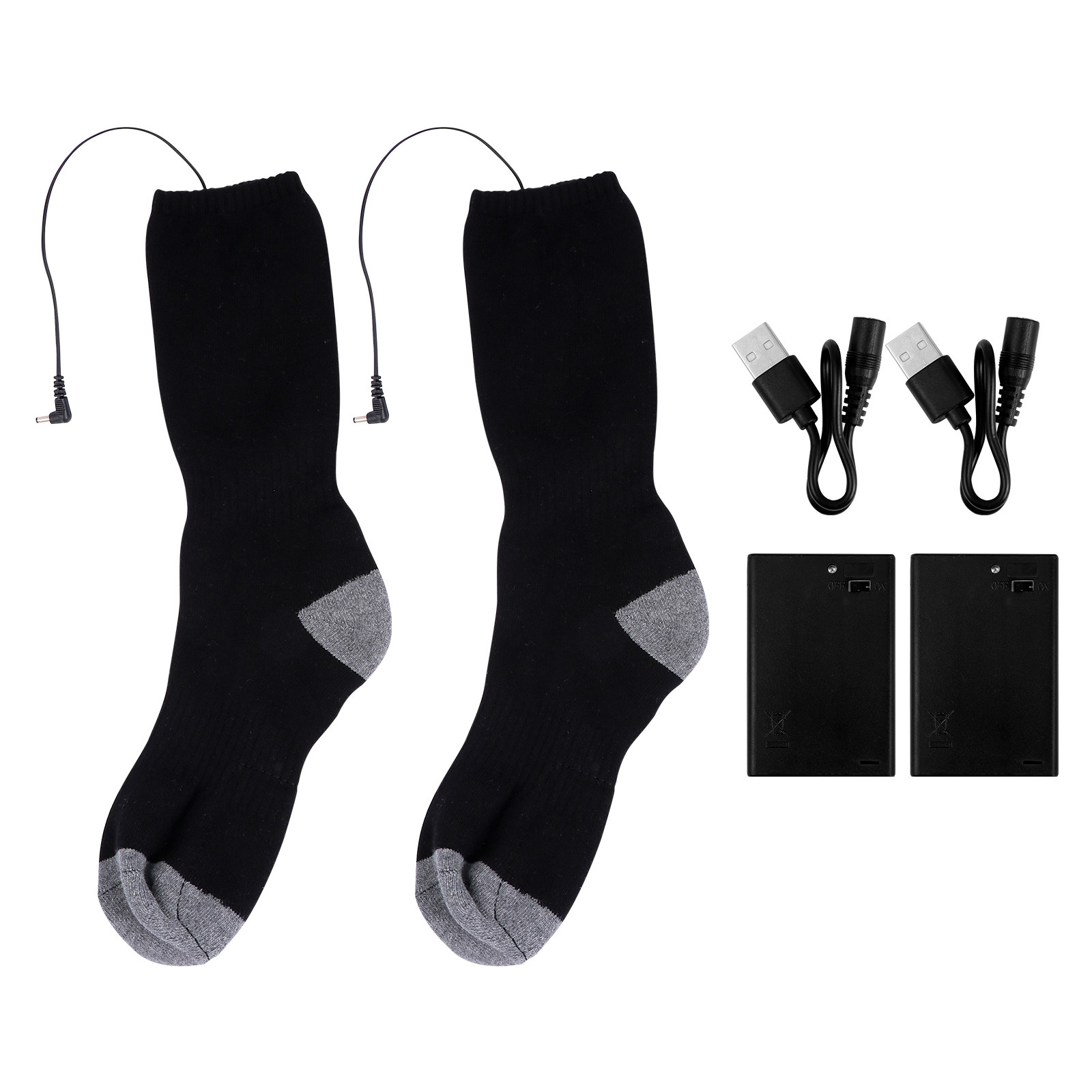 جوارب مدفأة تعمل بالـ USB لتدف - مراجعة Thermal Sock Winter وسعره