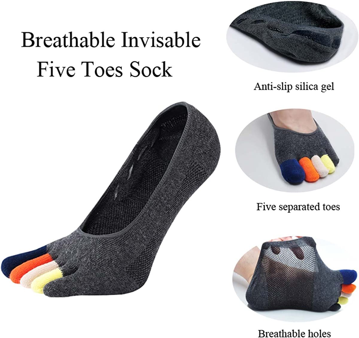 5 أزواج من جوارب الرجال القصير - مراجعة Invisibility Sock Loafer وسعره