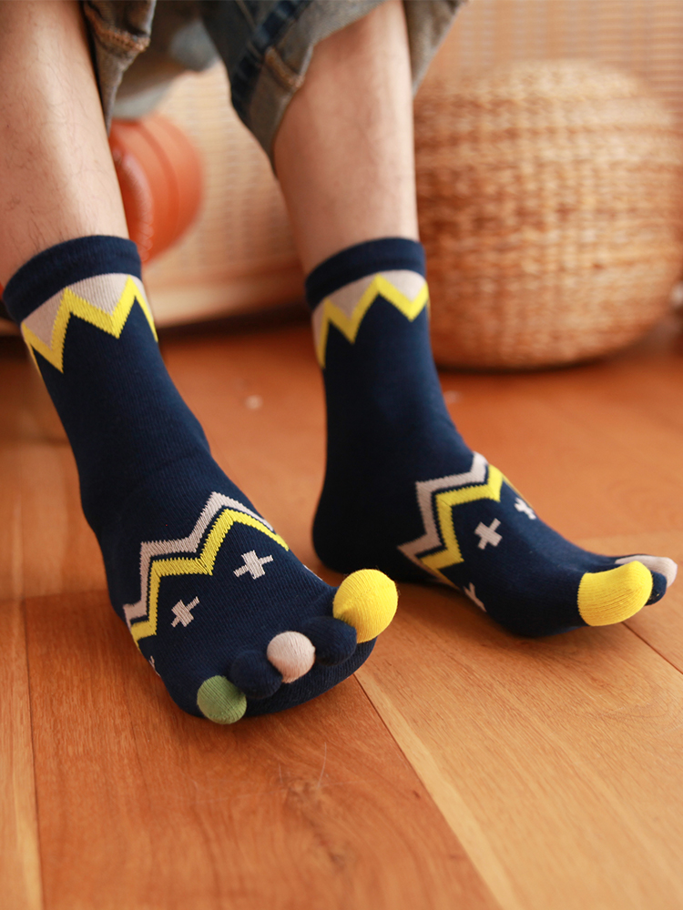 5 أزواج من الجوارب القطنية الخ - مراجعة Toe Sock Split وسعره