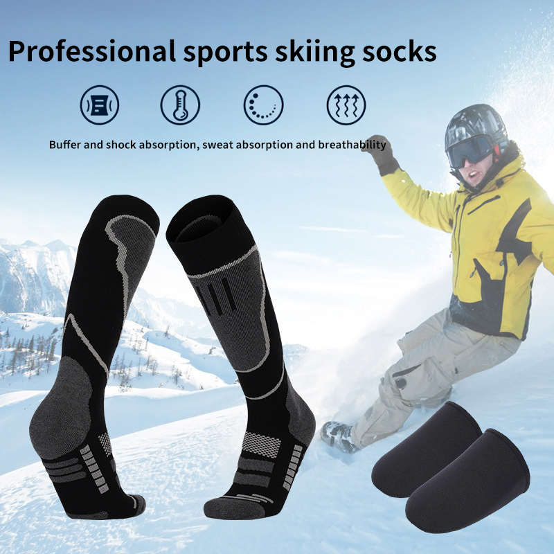 2 زوج جوارب التزلج الحرارية و  - مراجعة Thermal Sock Winter وسعره