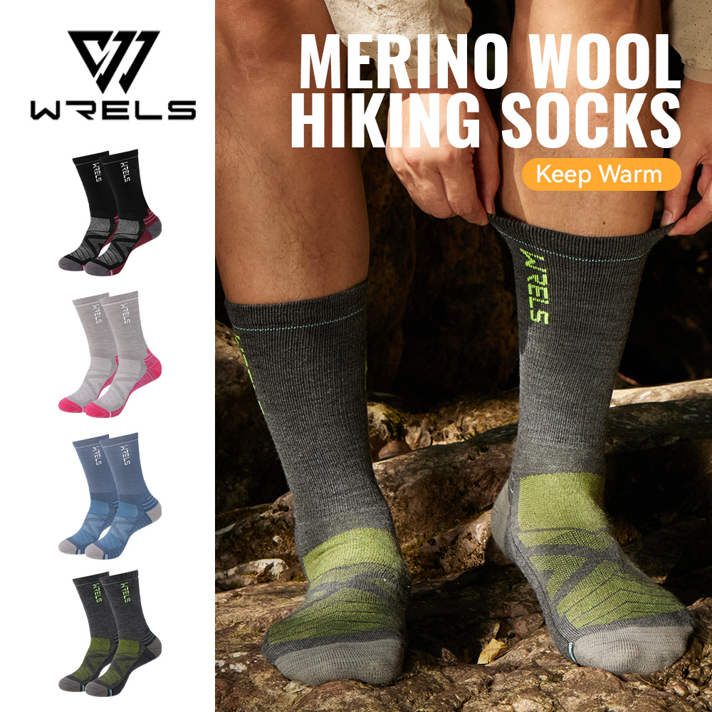 WRELS 1/2/3 ميرينو جوارب من ال - مراجعة Thermal Sock Winter وسعره